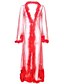 cheap At Home-Women&#039;s Mesh Super Sexy Chemises &amp; Gowns / Robes Nightwear Solid Colored Blushing Pink Red White One-Size