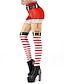 billige Pants-Dame Grunnleggende Jul Halloween Harem Bukser Bukser 3D Full lengde Hvit Svart Rød Vin Mørkegrå