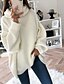 cheap Sweaters &amp; Cardigans-Women&#039;s Turtleneck Ribbed Knit Pullover Sweater