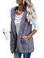 cheap Jackets-Women&#039;s Spring Vest Regular Solid Colored Daily Basic White Camel Dark Gray S M L
