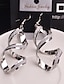 abordables Earrings &amp; Rings-Women&#039;s Casual Alloy Wave Gold Silver Drop Earrings
