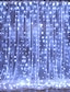 abordables Tiras de Luces LED-luces de cortina led al aire libre decoración impermeable led patio boda jardín fiesta ventana dormitorio luces de cadena al aire libre para manguera decoración del hogar vacaciones 2x2m