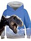 cheap Boys&#039; Hoodies &amp; Sweatshirts-Boys&#039; Dinosaur 3D Print Pullover Hoodie