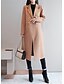 cheap Coats &amp; Trench Coats-Women&#039;s Overcoat Long Coat Duble Breasted Lapel Winter Coat Warm Windproof Trench Coat Slim Fit Elegant Casual Jacket Long Sleeve Outerwear