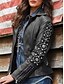 cheap Furs &amp; Leathers-Women&#039;s Solid Colored Fall &amp; Winter Regular Faux Leather Jacket Daily PU Long Sleeve Coat Tops