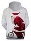 abordables Manteaux d&#039;Hiver-Femme Grandes Tailles Simple / Noël Sweat à capuche Imprimé / 3D / Personnage