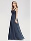 cheap Maxi Dresses-Women&#039;s Maxi Navy Blue Dress Elegant Event / Party Formal A Line Floral V Neck S M / Lace