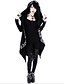 abordables Manteaux d&#039;Hiver-Femme Sweat à capuche Géométrique Simple Pulls Capuche Pulls molletonnés Noir