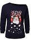 cheap Winter Coats-Women&#039;s Sweatshirt Character Star Christmas Hoodies Sweatshirts  Wine White Black