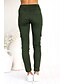cheap Bottoms-Women&#039;s Basic Slim Pants Solid Colored Black Patchwork Black Wine Army Green S M L