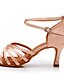 cheap Pumps &amp; Heels-Women&#039;s Latin Shoes Heel Slim High Heel Silk Sparkling Glitter Black / Pink / Brown / Performance / Leather / Practice