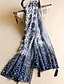 abordables Scarves &amp; Bandanas-Mujer Bufandas de mujer Calle Azul Bufanda Estampado / Básico / Otoño / Invierno / Primavera / Algodón