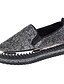 billige Women&#039;s Sneakers-Dame Flate sko Flat hæl Rund Tå PU Høst vinter Svart / Sølv