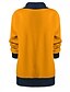 abordables Manteaux d&#039;Hiver-Femme Sweatshirt Bloc de Couleur Simple Pulls Capuche Pulls molletonnés Rouge Jaune Vert