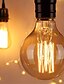 cheap Incandescent Bulbs-4pcs 40 W E26 / E27 G80 Warm White 2300 k Retro / Dimmable / Decorative Incandescent Vintage Edison Light Bulb 220-240 V