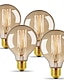 preiswerte Glühlampen-4 Stück 40 W E26 / E27 G80 Warmes Weiß 2300 k Retro / Abblendbar / Dekorativ Glühende Vintage Edison Glühbirne 220-240 V