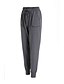 cheap Bottoms-Women&#039;s Active Loose Harem Pants - Solid Colored Black, Sporty Wine Black Light gray S / M / L