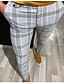 economico Pants-Per uomo Pantaloni Chino Pantaloni a matita Pantaloni da jogger Tasche laterali Alla caviglia Giornaliero Abbigliamento di strada Essenziale Rosso