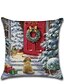 cheap Home &amp; Garden-Christmas Throw Pillow Cover 6PCS Xmas Holiday Cartoon Traditional Christmas Throw Cushion Home Decoration