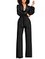 cheap Jumpsuits &amp; Rompers-Women&#039;s Shirt Collar Slim Jumpsuit Solid Colored