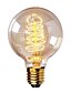 abordables Incandescent-4pcs rétro edison ampoule e27 220v 40w g80 filament vintage ampoule ampoule à incandescence edison lampe