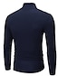cheap Men&#039;s Tees &amp; Tank Tops-Men&#039;s T shirt Tee Turtleneck shirt Long Sleeve Shirt Rolled collar Plain Street Long Sleeve Clothing Apparel Vintage Essential