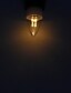 billige Stearinlyslamper med LED-3 stk 1 W LED-lysestakepærer 20 lm E12 4 LED perler Dyp Led Dekorativ Varm hvit Hvit 100-240 V