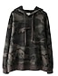 abordables Women&#039;s Clothing-Femme Simple Sweat à capuche camouflage