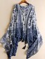 cheap Scarves &amp; Bandanas-Women&#039;s Women&#039;s Shawls &amp; Wraps Street Blue Scarf Print / Basic / Fall / Winter / Spring / Cotton