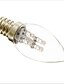 preiswerte LED-Kerzenlichter-3 Stück 1 W LED Kerzen-Glühbirnen 20 lm E12 4 LED-Perlen LED eintauchen Dekorativ Warmes Weiß Weiß 100-240 V