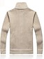 cheap Men&#039;s Sweaters &amp; Cardigans-Men&#039;s Unisex Sweater Cardigan Color Block Knitted Chunky Long Sleeve Regular Fit Sweater Cardigans Fall Winter V Neck Blue Black Wine