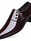 abordables Chaussures pour hommes-Homme Oxfords Chaussures en cuir De plein air Gomme Microfibre Noir Marron Automne