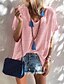 cheap Tops &amp; Blouses-Women&#039;s T shirt Solid Colored Short Sleeve Daily Tops Blushing Pink Fuchsia Green