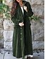 cheap Coats &amp; Trench Coats-Women&#039;s Coat Long Solid Colored Daily Purple M L XL XXL