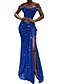 cheap Party Dresses-Women&#039;s Bodycon Short Sleeve Solid Colored Blue Red Gold Silver S M L XL XXL 3XL