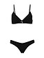 abordables Bikini-Femme Triangle Basique Bikinis Maillot de bain Dos Nu Couleur Pleine Maillots de Bain Maillots de bain Violet Rouge Rose Claire Vert Véronèse