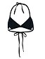 baratos Bikini-Mulheres Roupa de Banho Tankini Tamanho Asiático roupa de banho Imprimir Bloco de cor Preto Nadador Fatos de banho Esportivo Básico