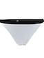 cheap Tankini-Women&#039;s Basic White Halter Cheeky Tankini Swimwear Swimsuit - Solid Colored Ruffle S M L White