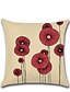 billige Putetrekk-sett med 9 faux lin putetrekk, blomstergeometisk bryllupsmote kaste pute utendørs pute for sofa sofa seng stol gul