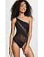 cheap One-Pieces-Women&#039;s Basic One-piece Swimsuit Lace up Solid Colored Swimwear Bathing Suits Black
