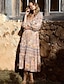 cheap Boho Dresses-Women&#039;s Chiffon Dress - Floral Blushing Pink S M L XL