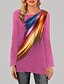 cheap Tops &amp; Blouses-Women&#039;s Floral T-shirt Daily Black / Blushing Pink / Gray