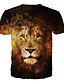 cheap Boys&#039; Tees &amp; Blouses-Boys 3D Animal Geometric T shirt Short Sleeve 3D Print Summer Active Basic Polyester Toddler 2-13 Years Outdoor Daily