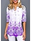 cheap T-Shirts-Women&#039;s Daily T-shirt - Floral Purple