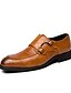 cheap Men&#039;s Shoes-Men&#039;s Loafers &amp; Slip-Ons Dress Shoes Monk Shoes Casual British Daily Party &amp; Evening Microfiber Breathable Wear Proof Booties / Ankle Boots Dark Brown Black Yellow Spring &amp; Summer Fall &amp; Winter