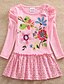 cheap Bottoms-Baby Girls&#039; Dress Basic Cotton Pink Floral Long Sleeve