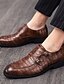 cheap Men&#039;s Shoes-Men&#039;s Loafers &amp; Slip-Ons Dress Shoes Monk Shoes Casual British Daily Party &amp; Evening Microfiber Breathable Wear Proof Booties / Ankle Boots Dark Brown Black Yellow Spring &amp; Summer Fall &amp; Winter