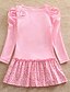 cheap Bottoms-Baby Girls&#039; Dress Basic Cotton Pink Floral Long Sleeve