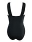cheap One-Pieces-Women&#039;s Swimwear One Piece EU / US Size Swimsuit Solid Colored Black Bandeau Bathing Suits Basic