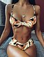 cheap Bikini-Women&#039;s Swimwear Tankini Swimsuit Geometric Yellow Plus Size Swimwear Bathing Suits